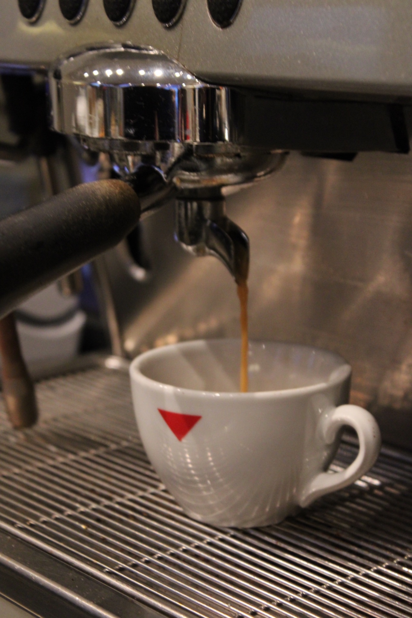 Vers bereide espresso bij Merveilleux